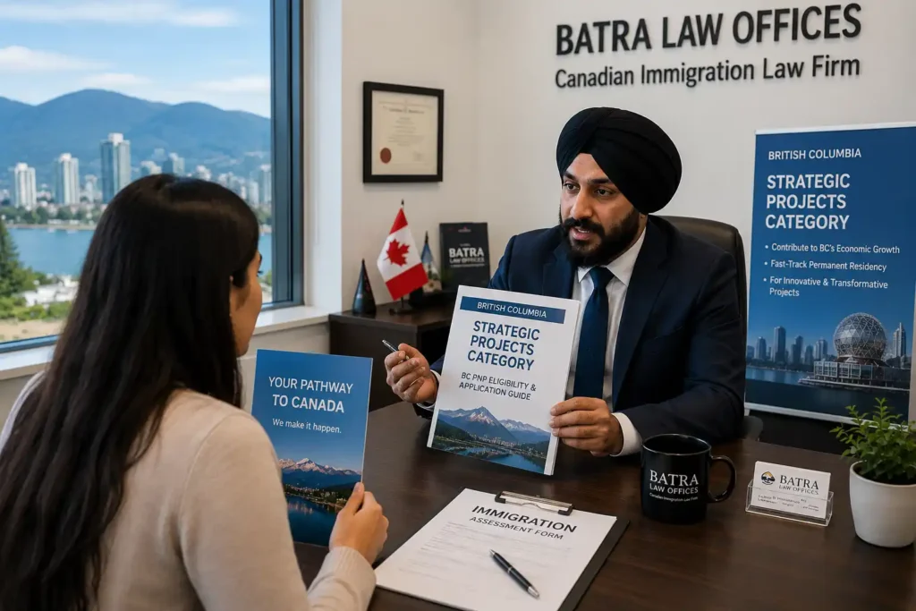 British Columbia Strategic Projects Category immigration lawyer