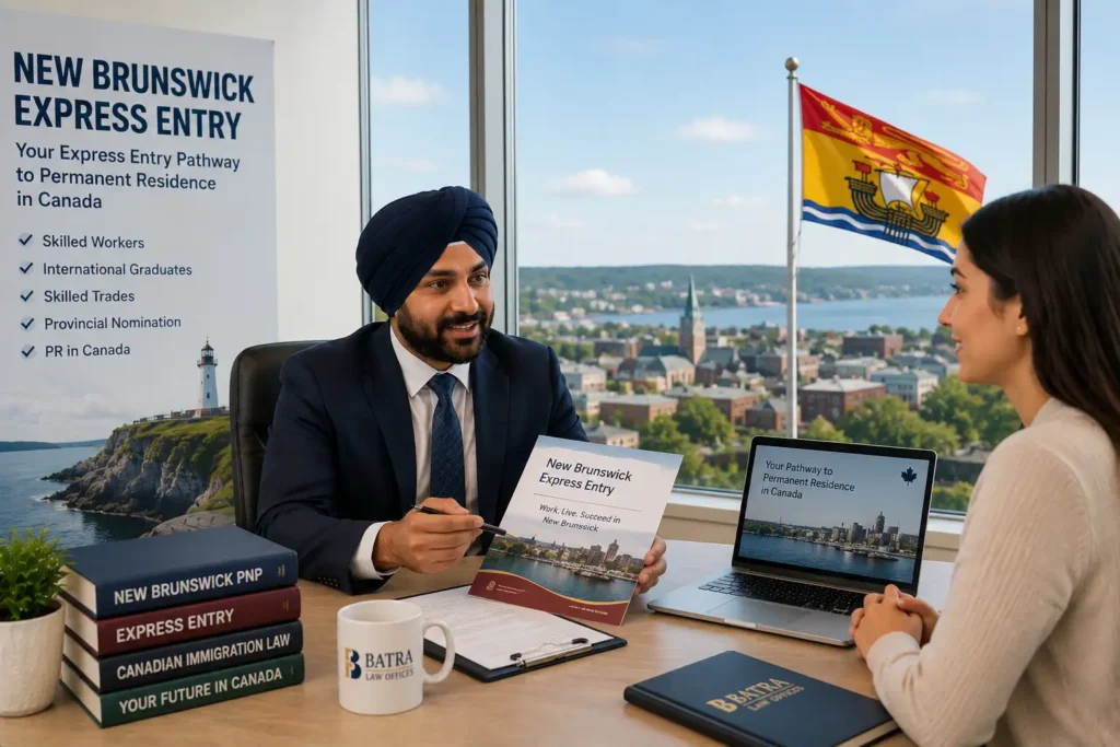 New Brunswick Express Entry Labour Market Stream for skilled workers applying through the NBPNP
